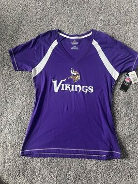 NFL Purple and White Women's Team Apparel Tee